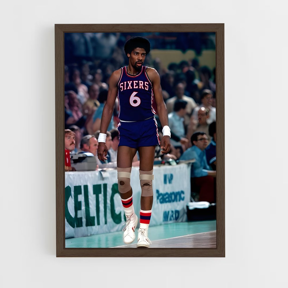 Poster Julius erving ers – affiche Basketball (vue 5)